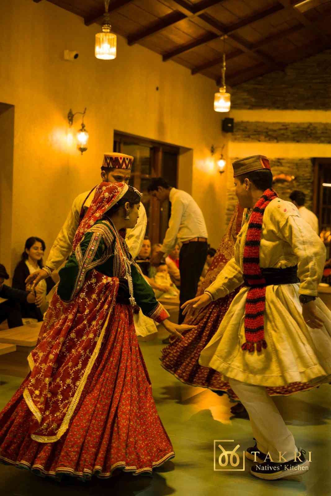 Himachali folk dance at Takri - traditional culture and dance
